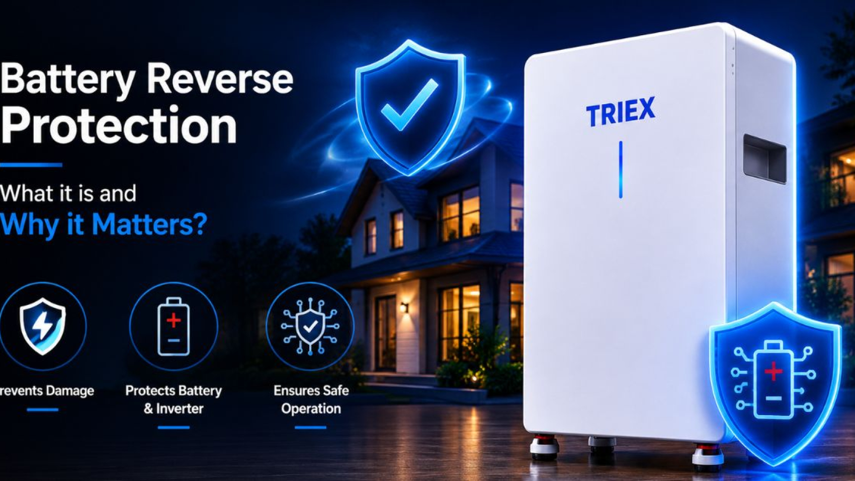 Battery reverse protection safety in hybrid solar inverter installation Pakistan