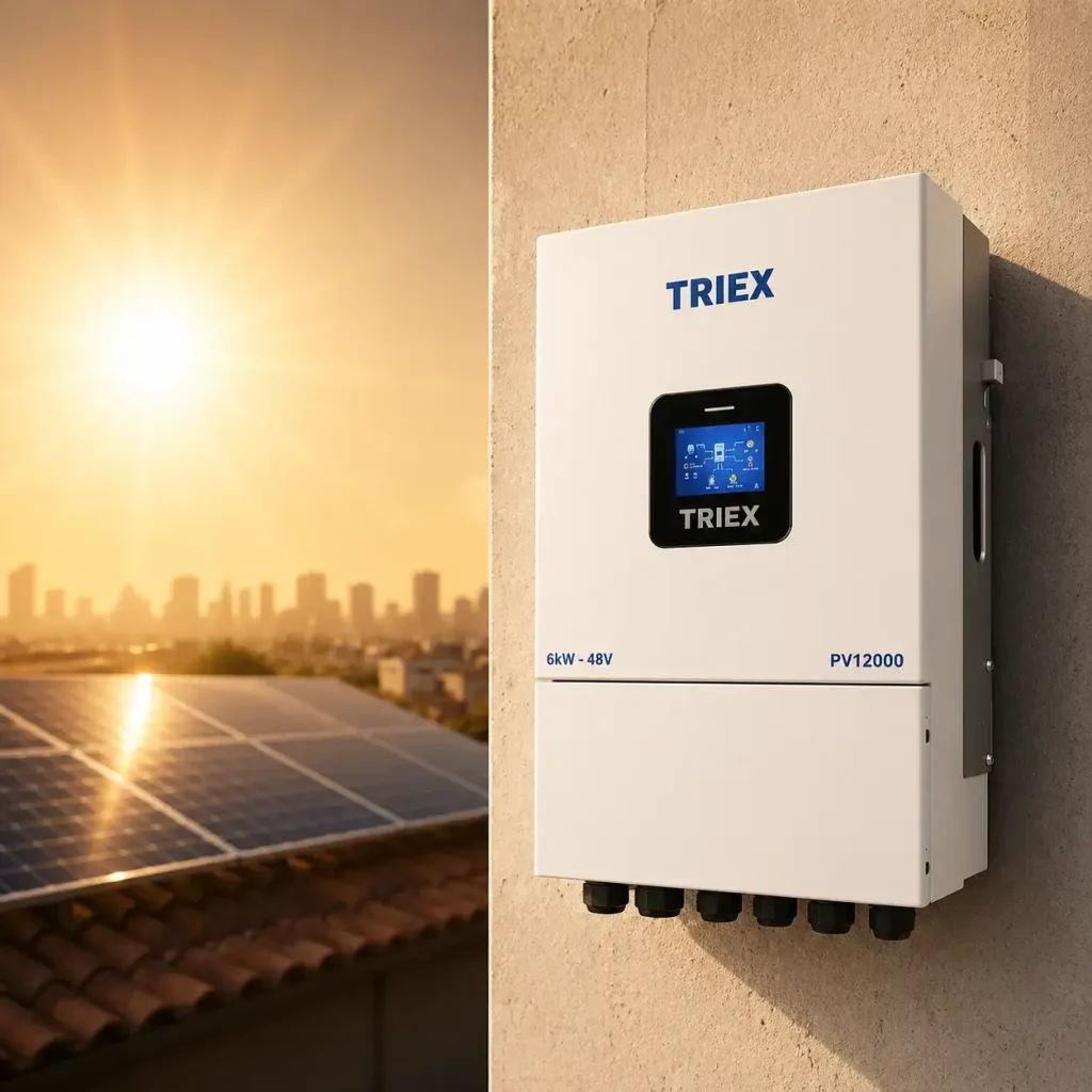 hybrid solar inverter for home in Pakistan by Triex