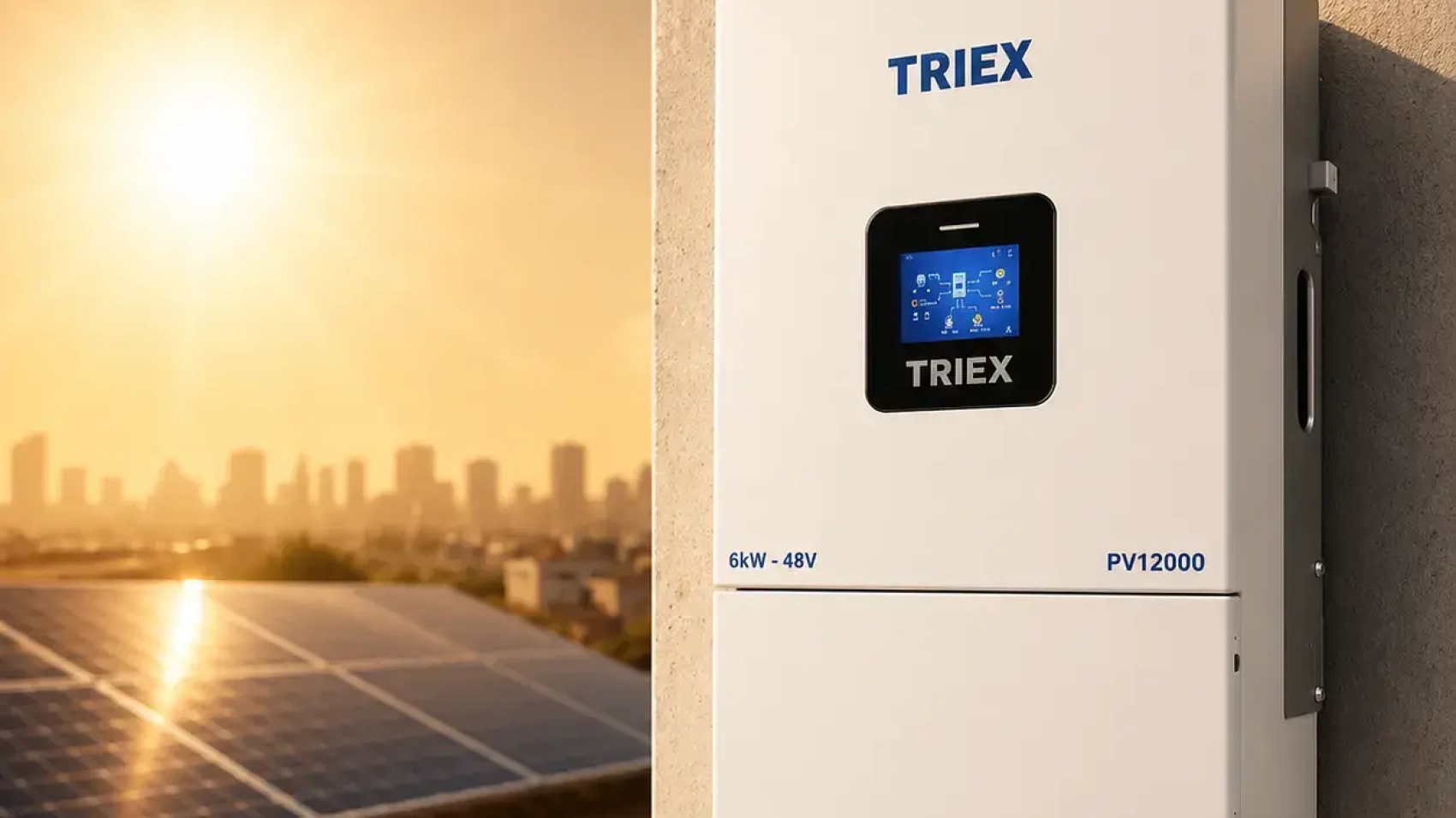 hybrid solar inverter for home in Pakistan by Triex