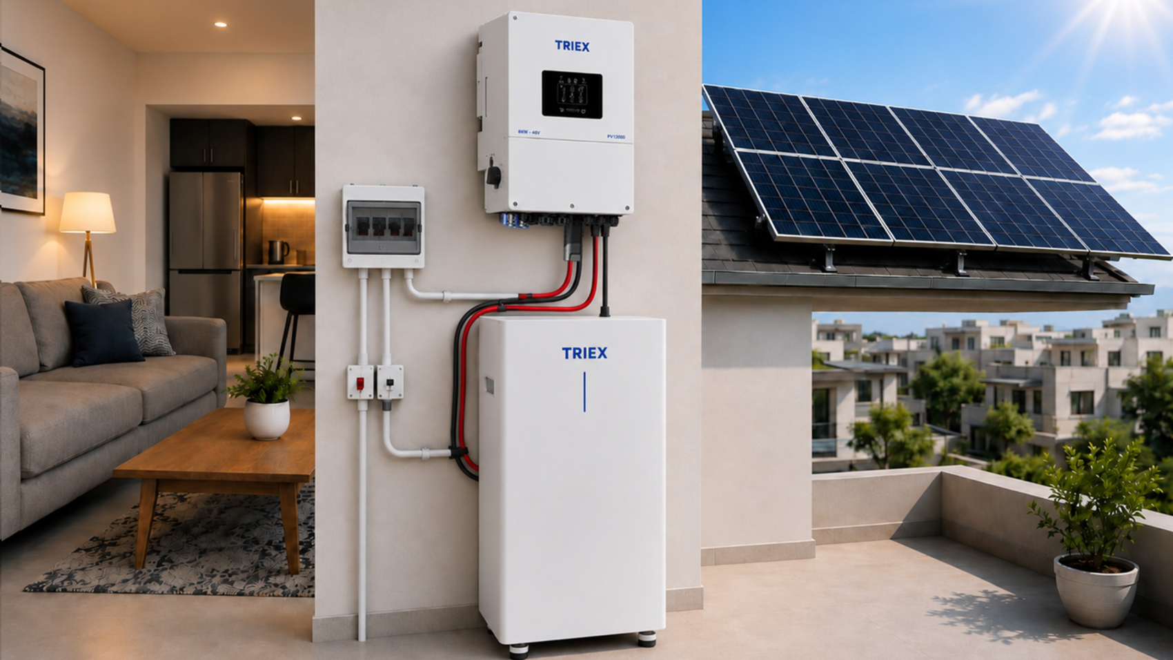5kVA hybrid solar inverter running home appliances in Pakistan